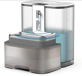 Marchul 5L Wireless Cat Water Fountain No Filters, Wastewater Separation, Sensor & Programmable, Stainless Steel Bowl