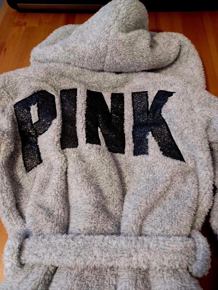 Victoria Secret Pink Bathrobe Women's Size Xs