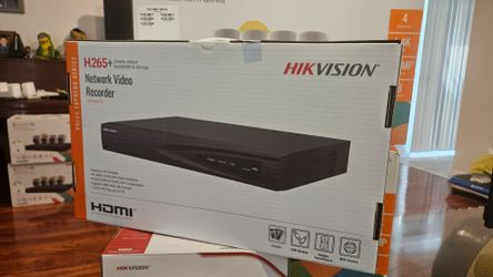 HIKVISION 4 CH NVR WITH 1TB HDD