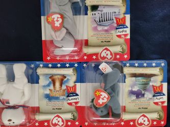 Ty Beanie Babies McDonald's American Trio Set