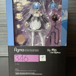 Re:ZERO Starting Life in Another World Rem Figma 346 Action Figure Max Factory NEW