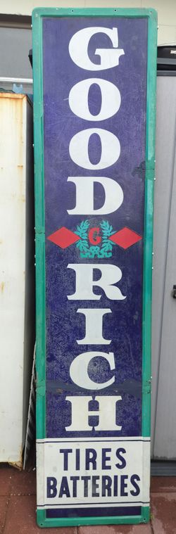 1930's GOODRICH TIRE Porcelain sign