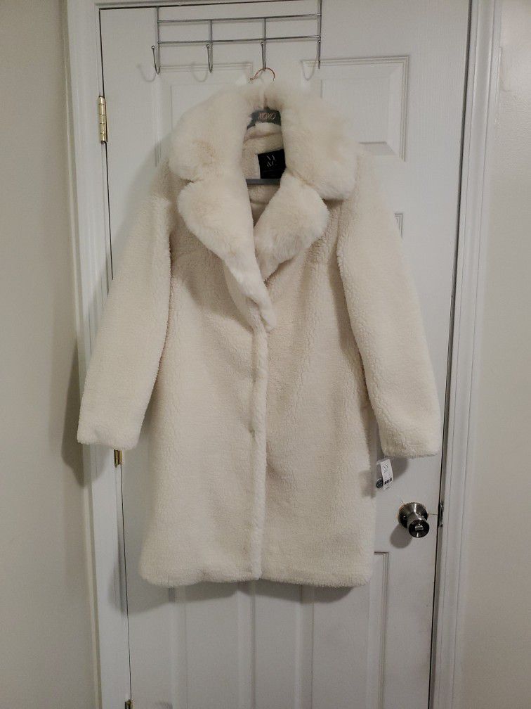 NYCO Off White Wool Coat Size XS/S
