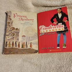 Book lot princess Academy and Cinderella cleaners