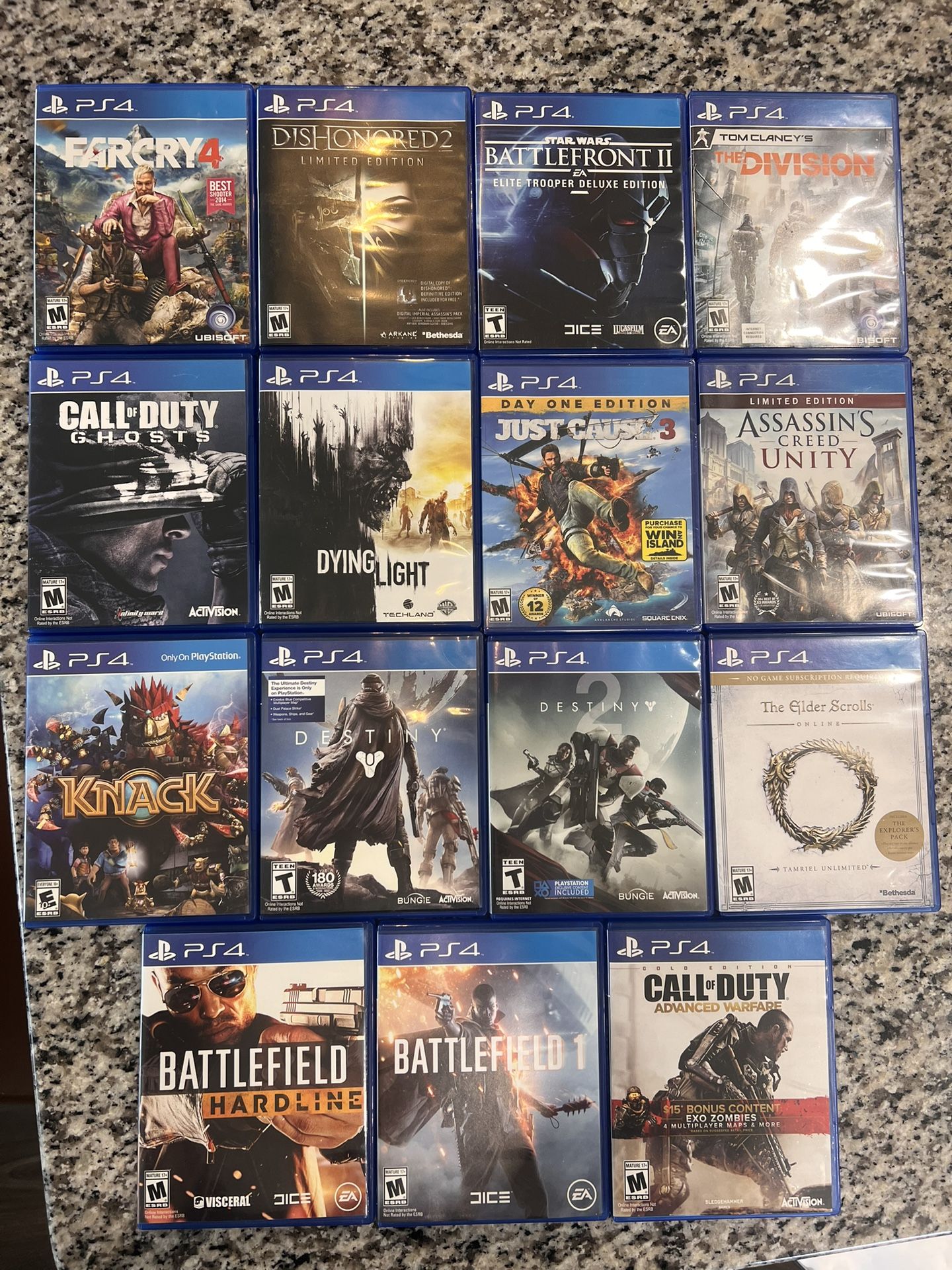 PS4 Game Collection/ Games 15!