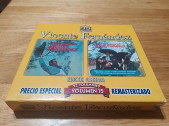 Vicente Fernandez double cd set,primera Fila,El idolo de mexico