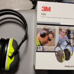 3M PELTOR Hearing Protection Earmuffs, X4