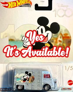 Hot Wheels Disney 100 Micky Mouse CITROEN TYPE H