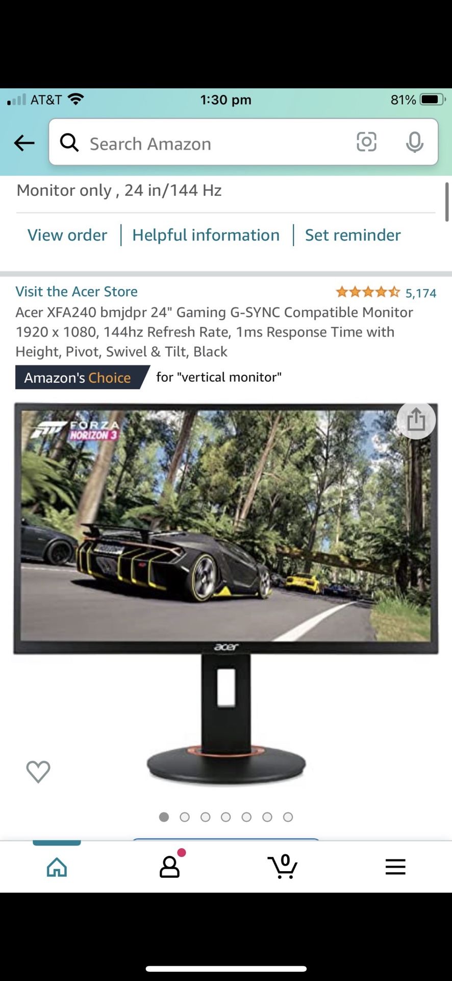 Acer Gaming Monitor