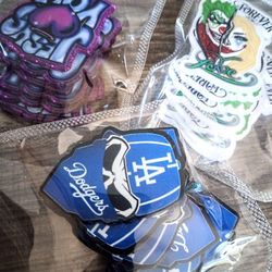 18pcs NEW Dodgers, Jesus Loves You, Joker And Harlequin Acrylics 