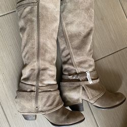 Womens Boots Suede 7.5