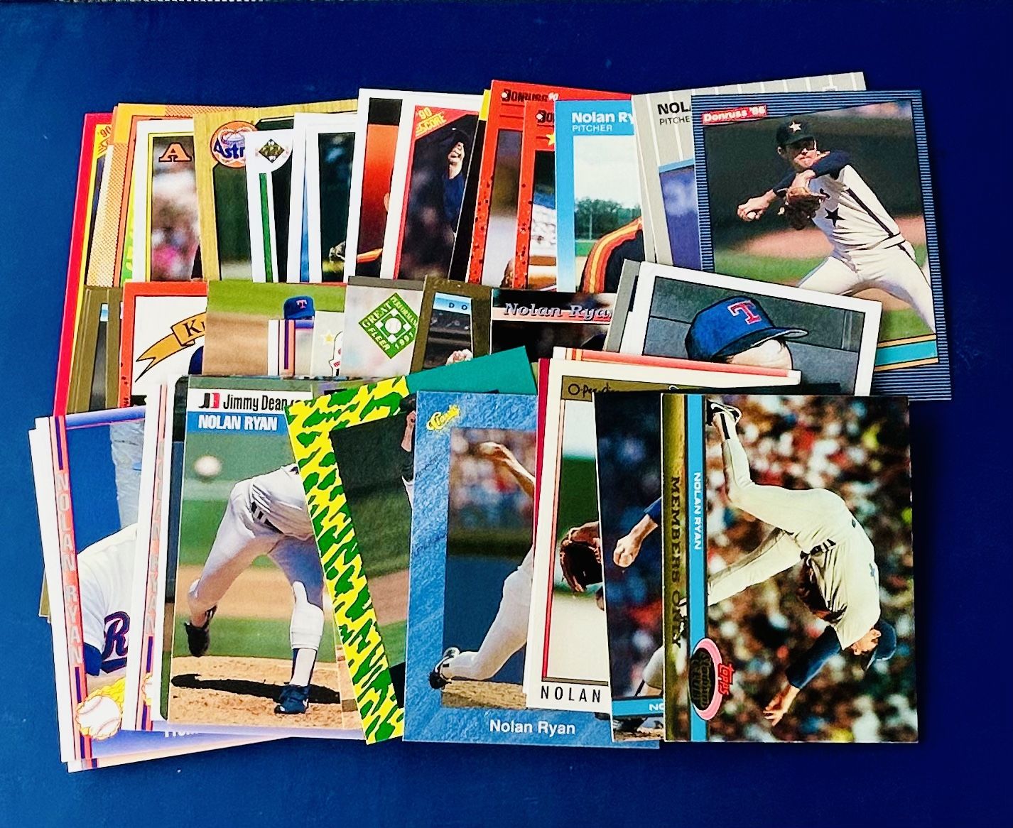 Nolan Ryan Baseball Card Lot