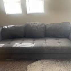 Gray Sturdy Sofa