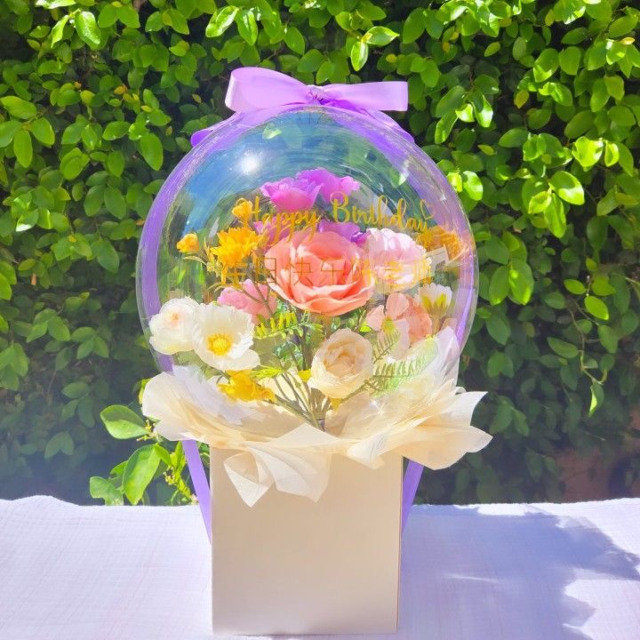 Handmadd balloon flowers