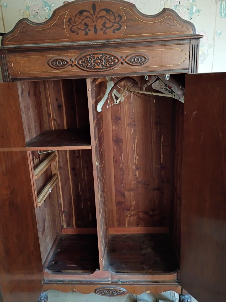 Wooden Antique Armoire