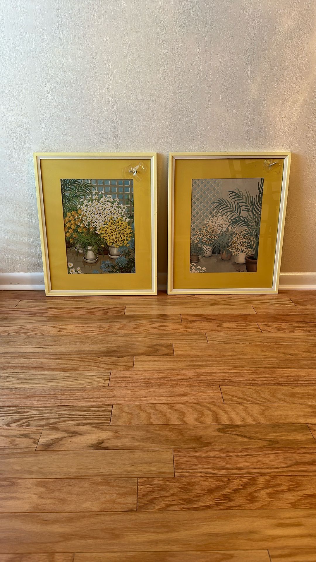 Beautiful Framed Floral Lithographs