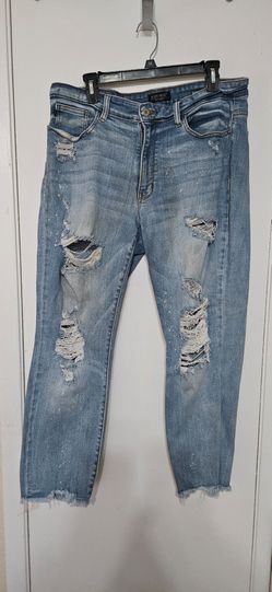 Judy Blue Distressed Light Wash Jeans