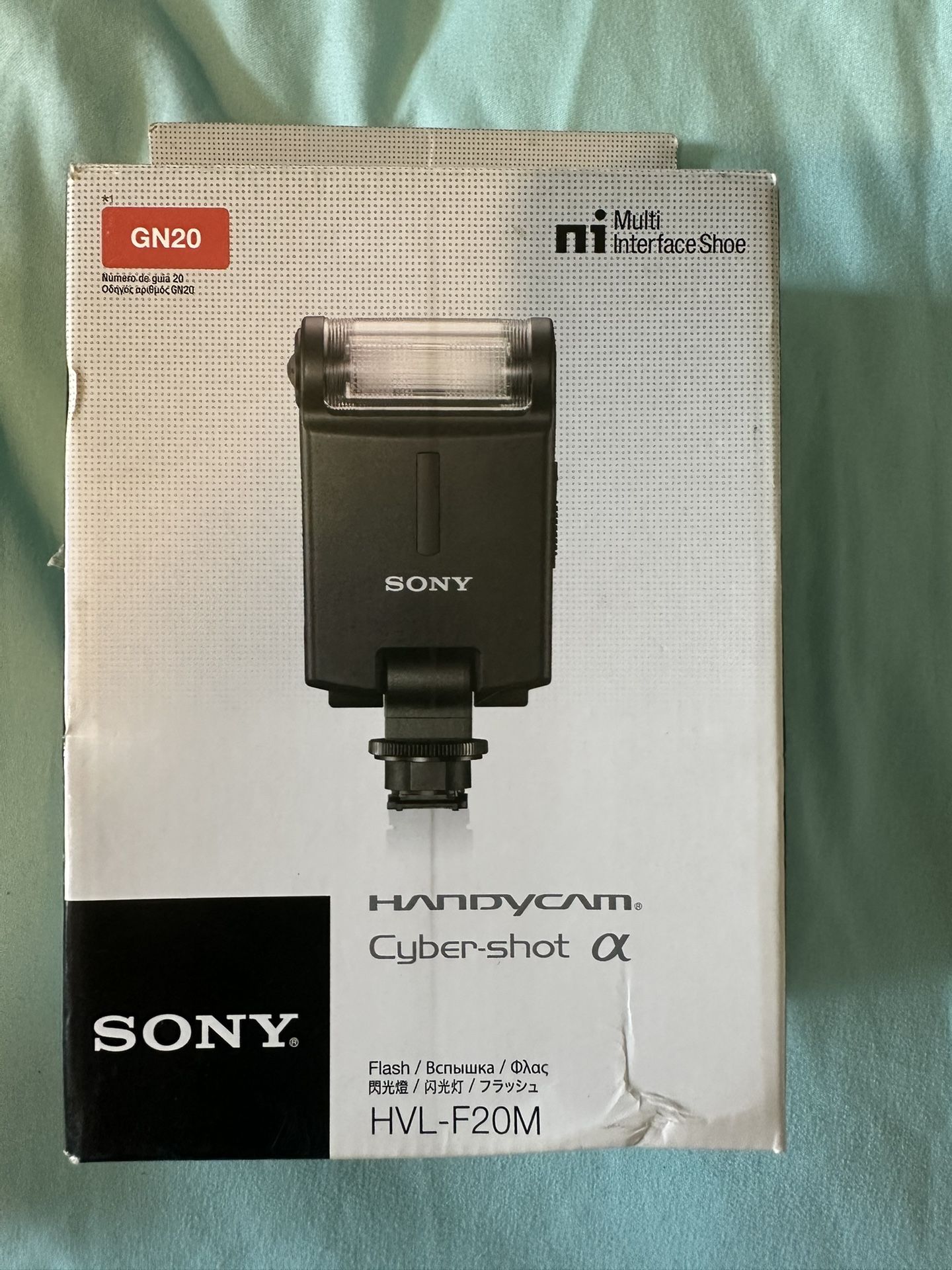 Sony Flash - handy cam cyber shot