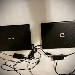 Asus D550M & Compaq Presario CQ62 Laptops (no HDD)