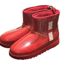 UGG  Women’s  Classic Clear Mini Ankle Boots Size 8 US