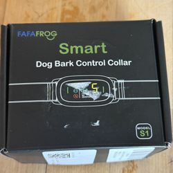 ✨ Smart Dog Bark Control Collar — FAFAFROG S1 Brand new in box ✅ Never used ✅  📦 Includes: collar unit, adjustable strap, charging cable, contact poi