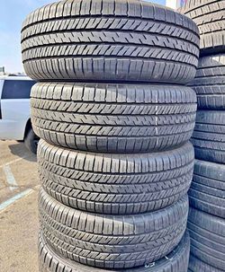 225/60/16 Yokohama vendo un set de llantas usadas excelente condiciones de vida las 4 ✅🤩I am selling a set of used tires, all 4 in excellent living c
