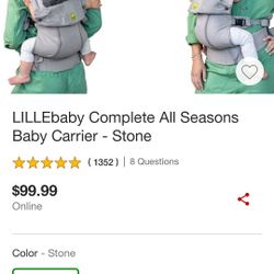 Like New LILLE BABY CARRIER.