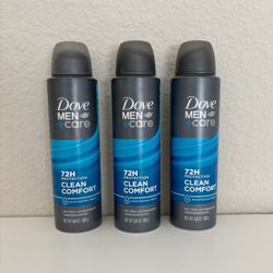 Dove Men Care Deodorant Spray $5 Each