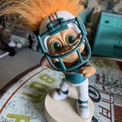 Vintage Bobble Head Of A Miami Dolphin Troll Mascot