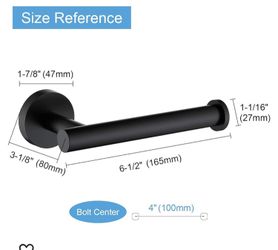 toilet paper holder brand new matte black