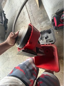 m18 plumbing snake and bucket milwaukee