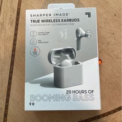 New Sharper Image True Wireless Earbuds