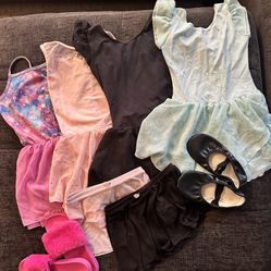 Ballet Clothes And Shoes Lot