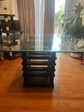 ZGallerie Glass Dining Table