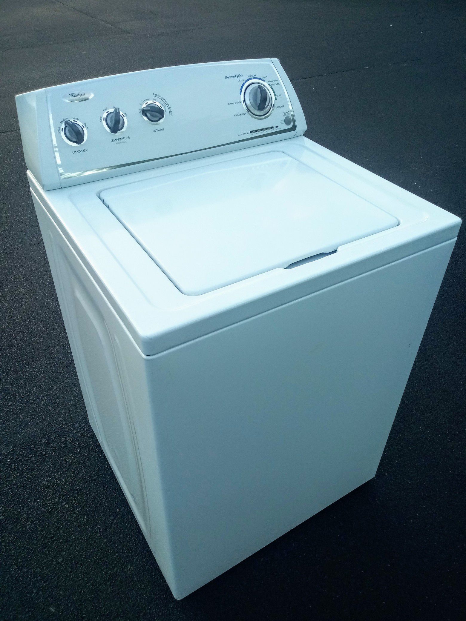 PRACTICALLY NEW WHIRLPOOL SUPER CAPACITY WASHER FREE DELIVERY