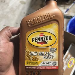 Pennzoil 5w30  High Mileage Oil