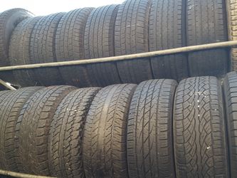235 70 16 , 245 70 16 USED TIRES FORD EXPLORER EDGE HONDA ELEMENT CHEVY TRAILBLAZER JIMMY BLAZER DODGE VAN CARGO