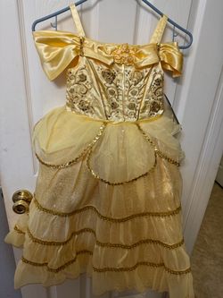 Deluxe BBB Belle Princess Costume size 5/6 BNWT