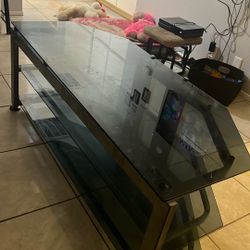 Glass Tv Stand