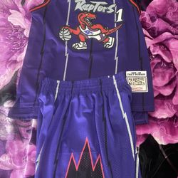 Vintage Raptors Jersey And Shorts