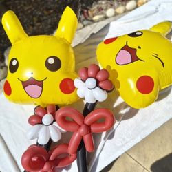 Flower balloon bouquets