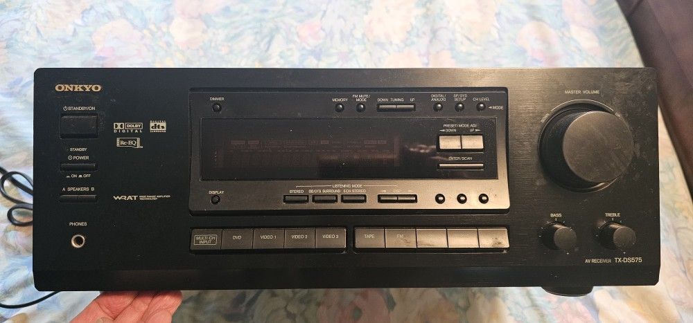 onkyo tx ds575 audio/video controller receiver