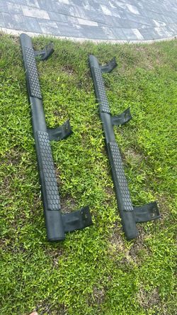Black ram running boards