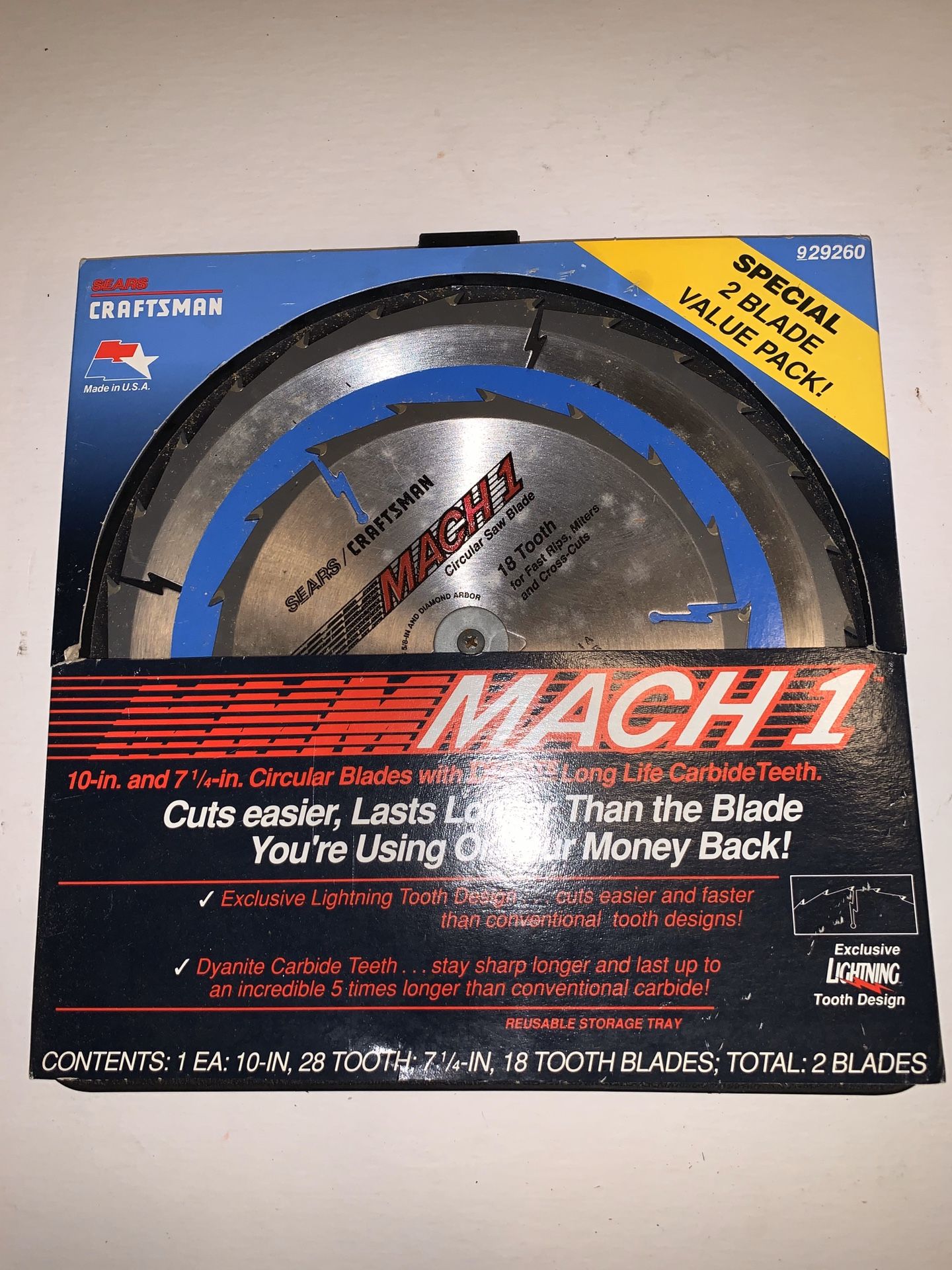 Craftsman Mach 1 Saw Blade Set