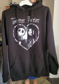 The Nightmare Before Christmas - Jack & Sally Together Pullover Hoodie