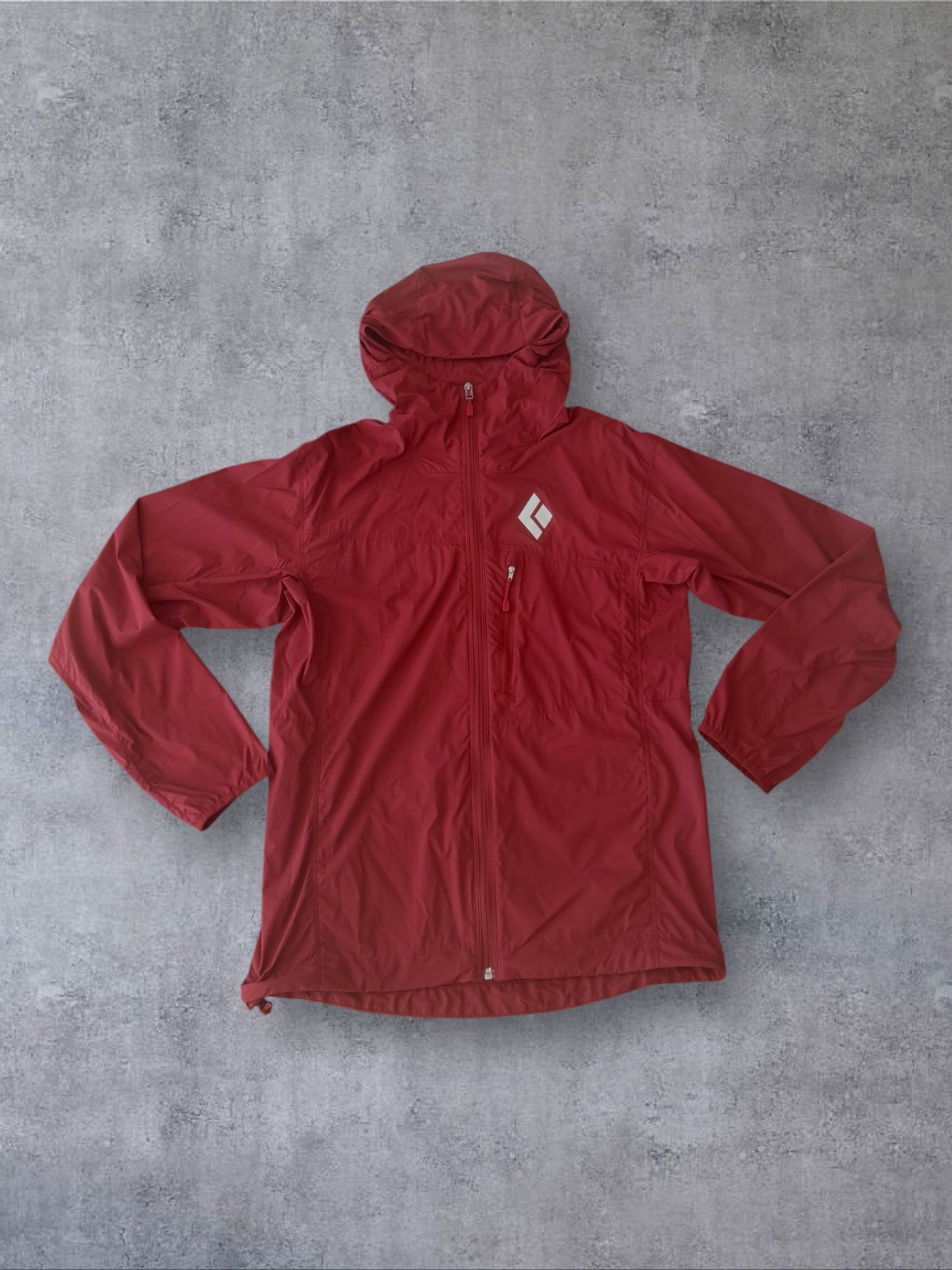 Black Diamond Ultralight Full Zip Hoody Jacket Men’s Medium Red Athleisure Activewear 