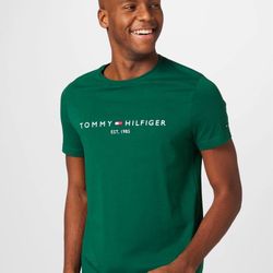 Green Tommy Hilfiger Chest Logo Shirt