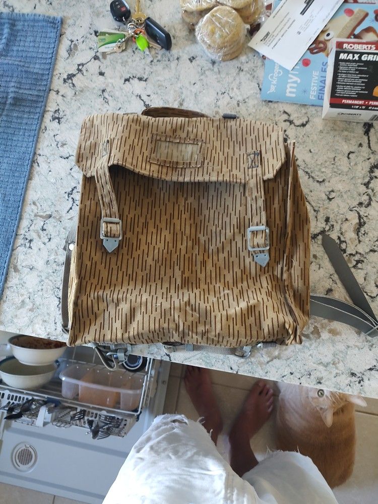 East German Rain Pattern Camo Backpack