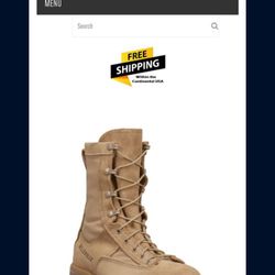BELLEVILLE MILITARY COMBAT BOOTS BRAND NEW IN BOX NEVER WORN.