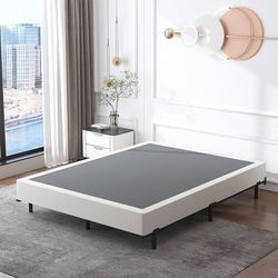 Brand new in factory box. XINXINYAN Box Spring Full Size 5 Inch High, Heavy Duty Mattress Foundation, Sturdy Metal Box Springs Only with Fabric Cover 
